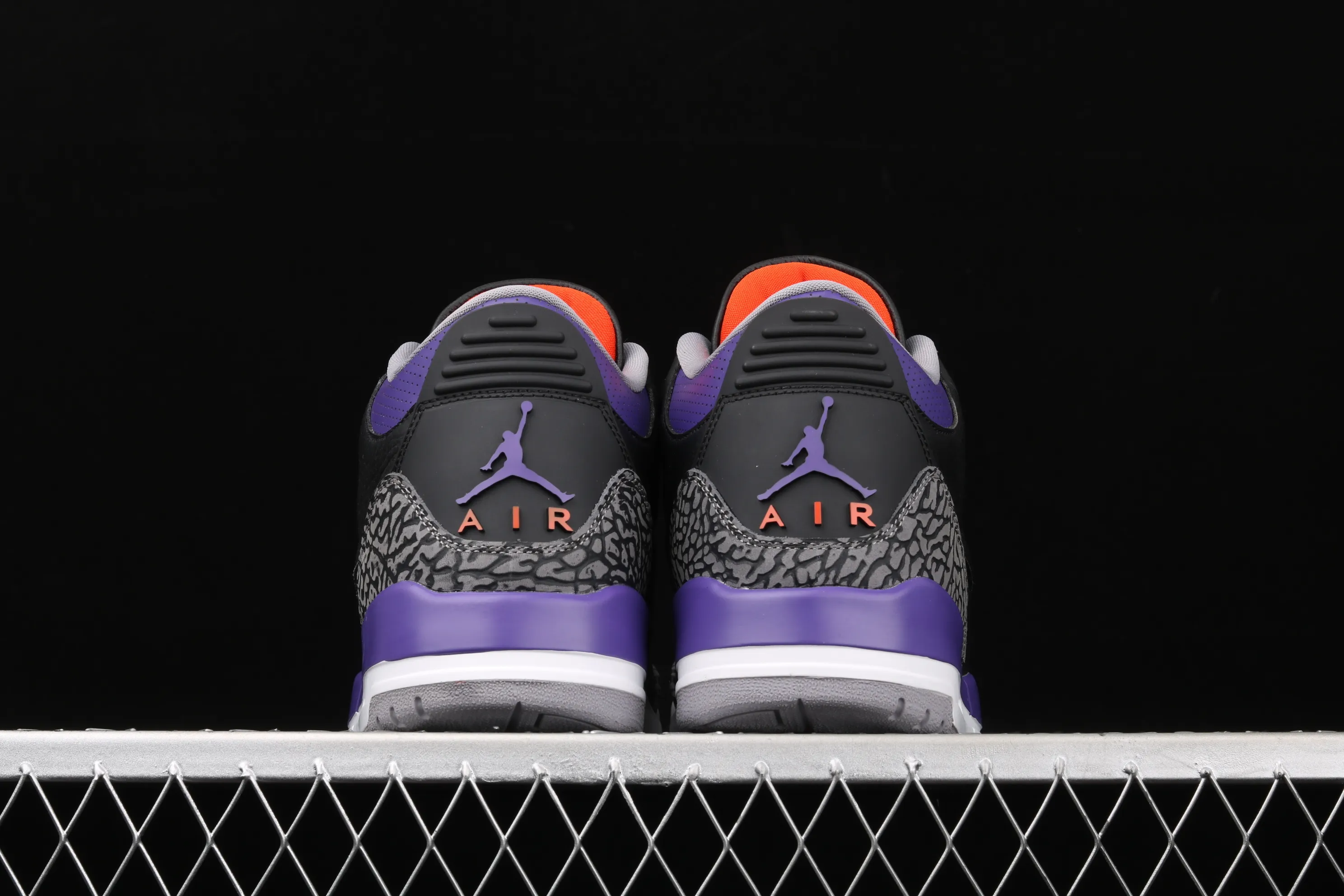 All categories Air Jordan Jordan series basketball shoes Air Jordan 3 Air Jordan 3 "Court Purple" AJ3 Joe 3 burst black and purple basketball shoes CT8532-050